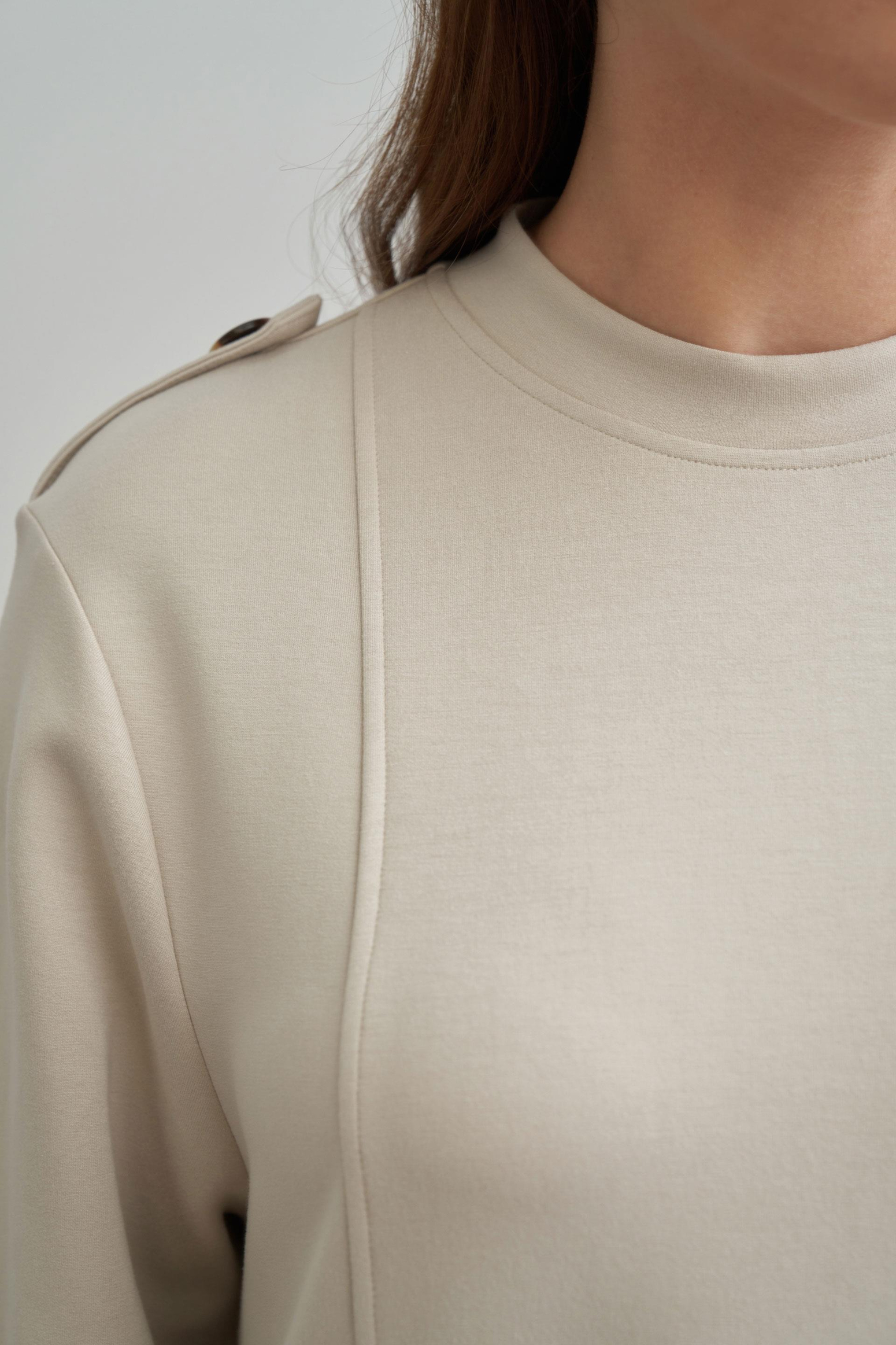 Taş-Yumuşak Dokulu Apoletli Elbise