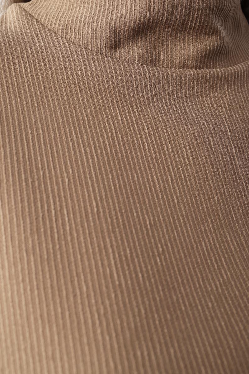 Mink-Turtleneck Trousers Set