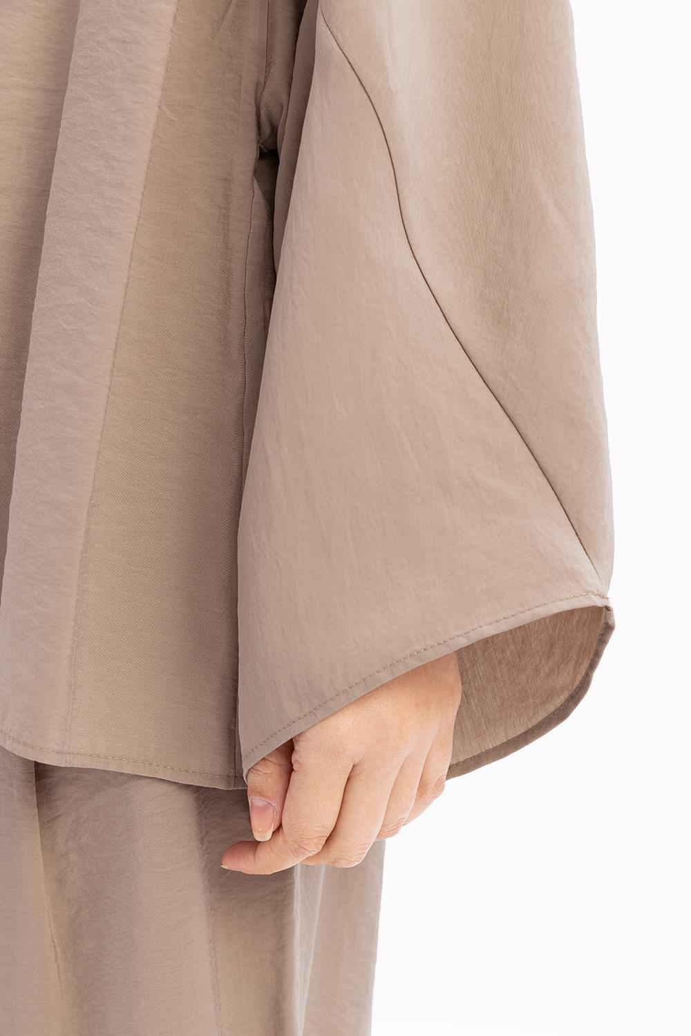 Zobel-Kimono mit Bindegürtel