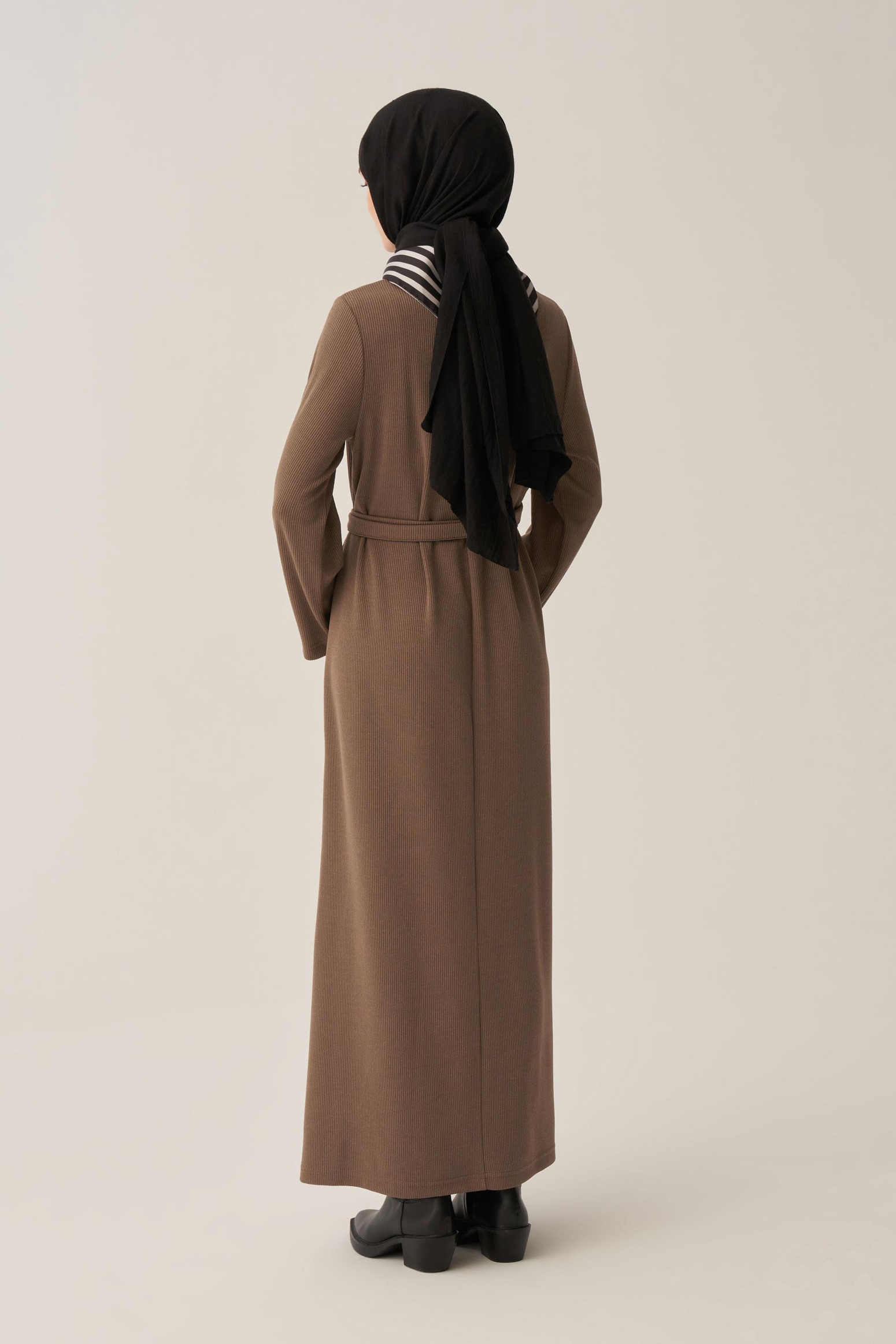 Vizon-Kemer Tokalı Elbise