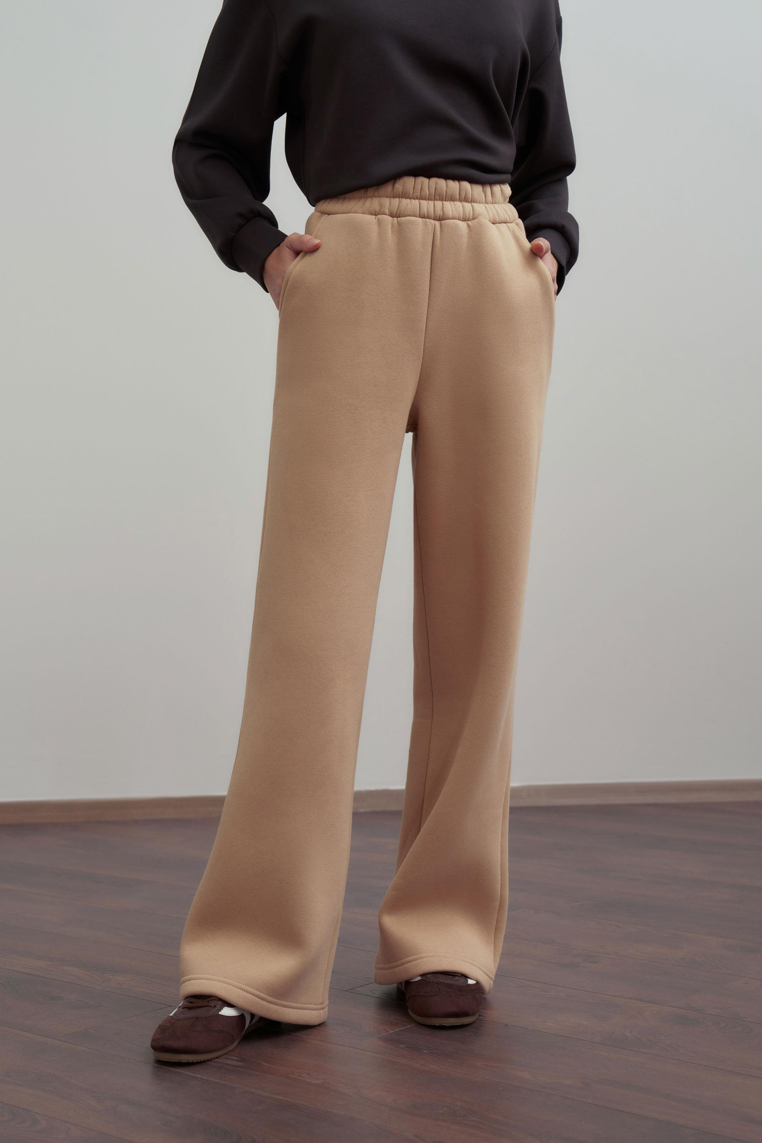 Vizon-Pamuklu Geniş Paça Eşofman Altı