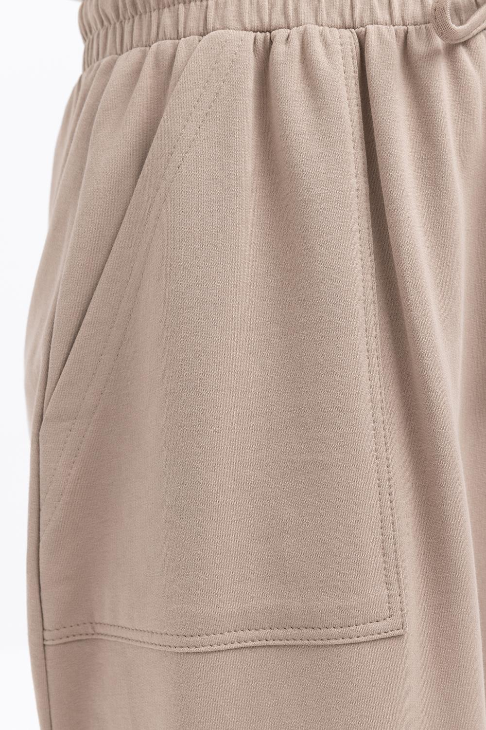 Vizon-Pamuklu İki Cepli Etek