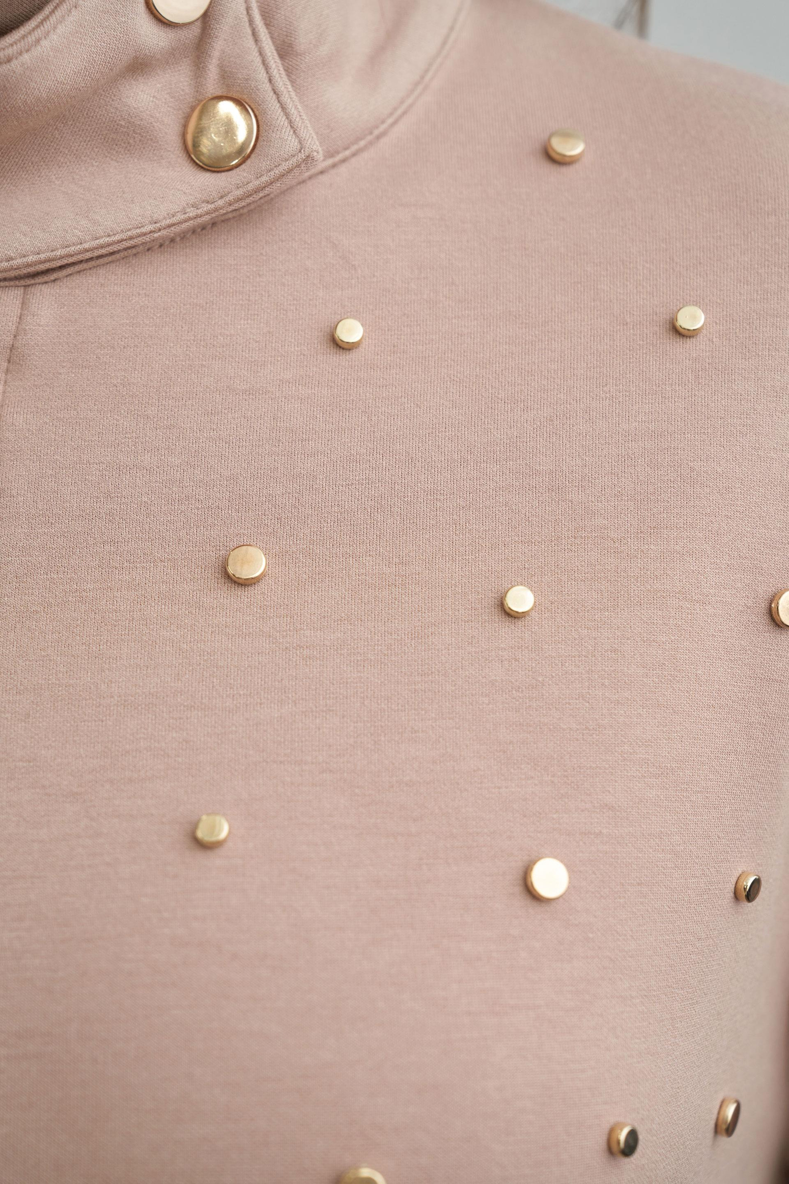 Vizon-Yumuşak Dokulu Büyük Beden Droplu Eşofman Takımı