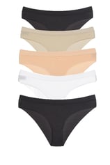 Vanilya Secret Bel Biyeli Bikini 5'Lİ Paket Asorti