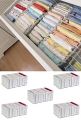 5 Adet - Xlarge 8 Gözlü Çekmece Içi Düzenleyici Organizer 31 X 36 X 12