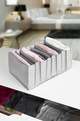 8 Gözlü Çekmece Içi Antrasit Düzenleyici Organizer - Large 24 X 37 X 18