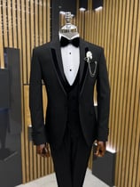 Damatlık 018 Model Şal Yaka Slimfit Damatlık Takım Elbise