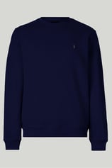 Lacivert Renk Basic Bisiklet Yaka Relaxed Regular Erkek Sweatshirt - LACİVERT