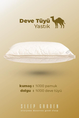 Deve Yüyü Yastık 50x70 Jüt Keten Çantalı Sleep Garden