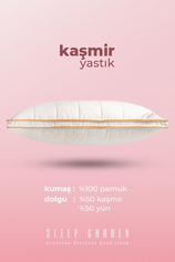 KAŞMİR YASTIK BİYELİ 50x70 TELA ÇANTALISleep Garden
