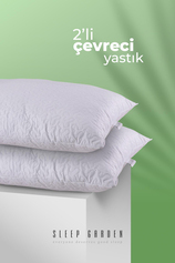 Sleep Garden 2'li Set Çevreci YastıkSleep Garden 2'li Set Çevreci Yastık - SleepGarden.com.tr. Kaliteli mikrofiber dış malzeme ve silikon dolgu ile 50x70 boyutlarında çevreci yastık seti. Sleep Garden
