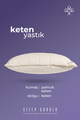 Sleep Garden Keten Yastık Jüt Keten Çantalı (50x70)Sleep Garden Keten Yastık Jüt Keten Çantalı (50x70)Sleep Garden