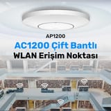 Cudy AP1200 1 Portlu 10/100Mbps AC1200 2 Anten Tavan Access… 2
