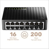 Cudy FS1016D 10/100Mbps 1,6 Gb/sn 16 Port Switch 3