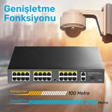 Cudy FS1026PS1 300W PoE+ 24 Port 10/100Mbps+ 2 Port… 6