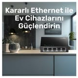 Cudy FS105 5Port 10/100Mbps Duvar Montajlı Metal Masaüstü… 7