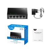Cudy FS105 5Port 10/100Mbps Duvar Montajlı Metal Masaüstü… 9