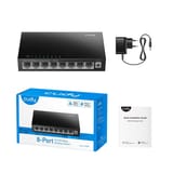 Cudy FS108 8Port 10/100Mbps Duvar Montajlı Metal Masaüstü… 9