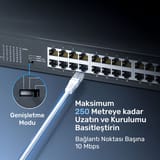 Cudy GS1024 16K MAC, 24 Port Gigabit Metal Switch 9