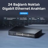 Cudy GS1024 16K MAC, 24 Port Gigabit Metal Switch 7