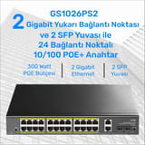 Cudy GS1026PS2 2Port Gigabit 24Port Gigabit PoE 10/100Mbps… 2