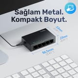 Cudy GS105 5 Port 10/100/1000M 16k MAC Gigabit Metal Switch 8