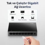 Cudy GS108 10/100/1000Mbps 16K MAC 8 Port Gigabit Metal… 2