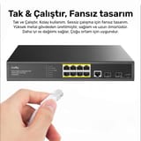 Cudy GS2008PS2 2Port Gigabit SFP, 1Consol, 2Gigabit Combo,… 4
