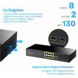 Cudy GS2008PS2 2Port Gigabit SFP, 1Consol, 2Gigabit Combo,… 6