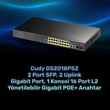 Cudy GS2018PS2 2SFP,2Uplink,1Consol,16 Port L2… 2