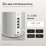 Cudy M11000 BE11000 2.5G Üç Bant Tüm Ev Mesh Wi‑Fi 7… 6