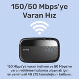 Cudy MF4 4G LTE 2000Mah/7Saat 10 Cihaz Destekli SIM Kart… 3