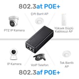 Cudy POE200 Base-T AC/DC 30W Gigabit PoE+/PoE Enjektör 3