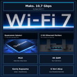 Cudy WR11000 BE11000 Üç Bant Mesh Wi-Fi 7 Router 6 GHz… 2