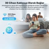 Cudy WR300 Mesh Uyumlu 2.4GHz 300Mbps… 3