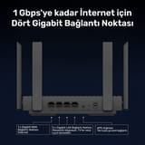 Cudy WR3000 5GHZ 2402Mbps, 2.4GHz 300Mbps, 4 Port, 4x5dBi… 7