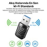 Cudy WU1300S 5 GHz 867 Mbps, 2.4 GHz 400 Mbps Wi-Fi USB 3.0… 3