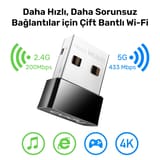 Cudy WU650 5GHz 433Mbps, 2.4GHz 200Mbps Wi-Fi Mini USB… 3