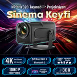 NPO 4K Android11 BT5.0 Wifi 6 300ANSI Lümen IOS/Android… 2