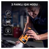 NPO A5577 Kablolu/Kablosuz 8000mAh Şarjlı Taşınabilir Araç… 4