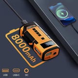 NPO A5577 Kablolu/Kablosuz 8000mAh Şarjlı Taşınabilir Araç… 5