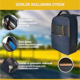 NPO Business Elite 16" Notebook Sırt Çantası-Lacivert 2