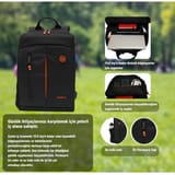 NPO Citylife Smart 16" Notebook Sırt Çantası-Siyah-Teknoraks 4