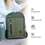 NPO Citylife+ Smart 16" Notebook Sırt Çantası-Haki 6