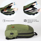 NPO Citylife+ Smart 16" Notebook Sırt Çantası-Haki 3