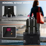 NPO Citylife Smart 16" Notebook Sırt Çantası-Siyah-Teknoraks 5