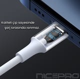 NPO CTC12 60W 1.2m TPE Type-C to Type-C Hızlı Şarj ve Data… 4