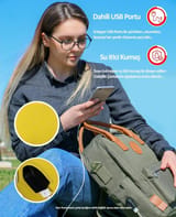 NPO Dailylife 16" Unisex Smart Notebook Günlük Sırt… 6