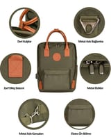 NPO Dailylife 16" Unisex Smart Notebook Günlük Sırt… 7