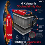 NPO Flow Stone 350x84x15cm Şişme Premium SUP Paddle Board… 4